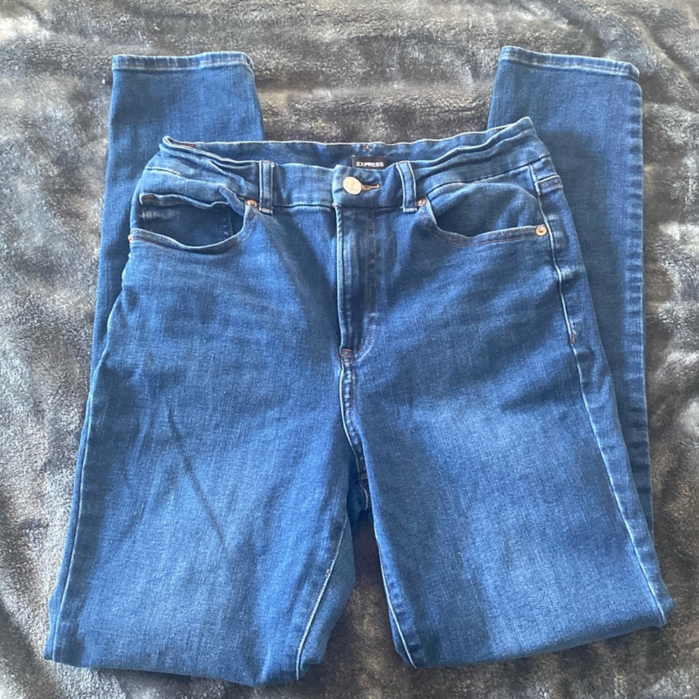 Express High Rise Skinny Jeans